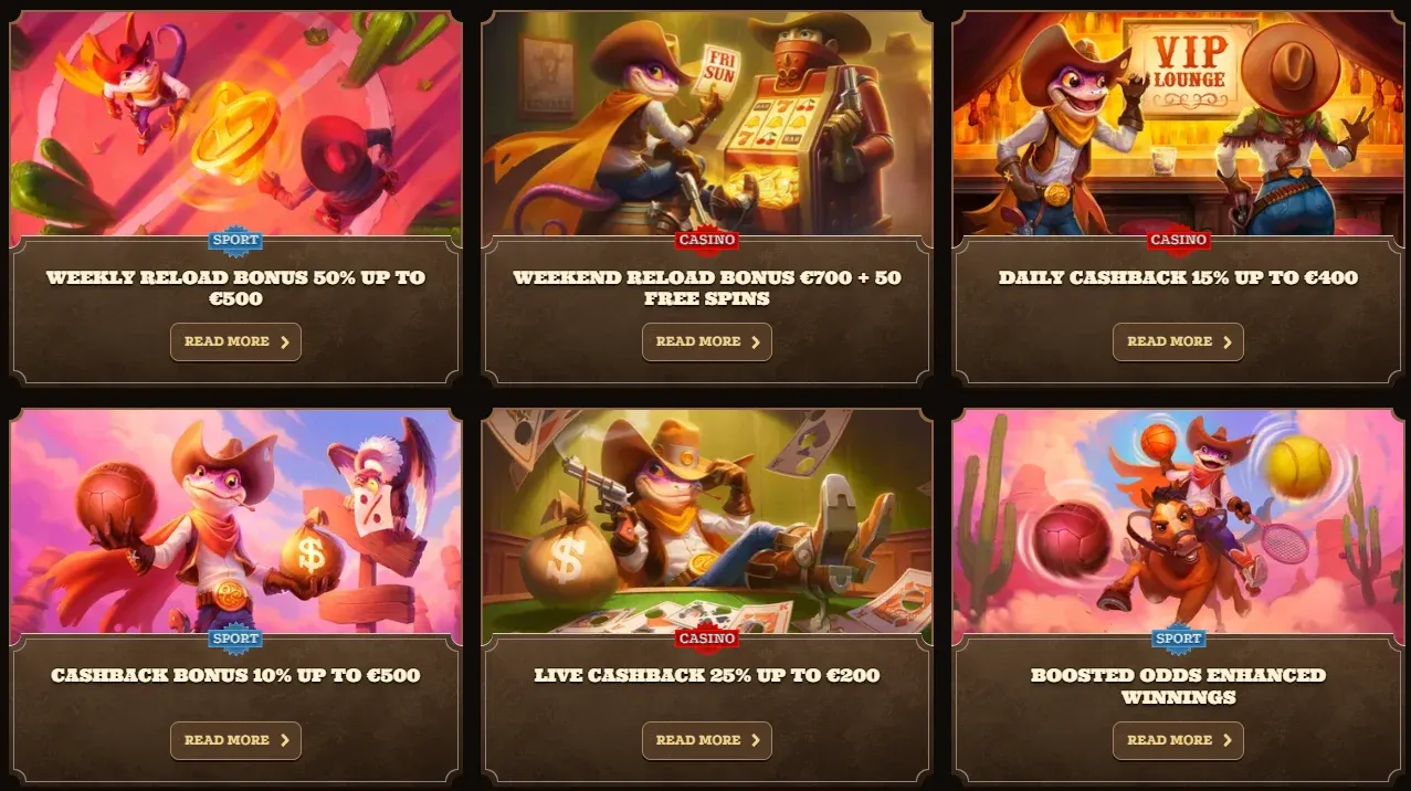 lizaro casino bonusy